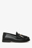 Christian Dior Black Brushed Calfskin Boy Platform Loafers Size 35.5