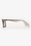 Rag & Bone Grey Clear Acrylic Square Frame Sunglasses