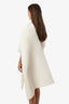 Rick Owens SS 2018 White Draped Dress Size 4