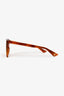 Gucci Light Brown Turquoise Round Sunglasses