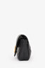 Gucci Black Chevron Leather Super Mini Marmont Crossbody
