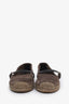 Brunello Cucinelli Brown Suede Maryjane Espadrilles Size 39