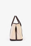 Hermès 2004 Beige/Brown Canvas and Leather Garden Party Tote 30