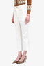 Loewe White Denim Cropped Jeans Size 36