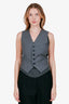 The Frankie Shop Grey Satin Vest Size XS