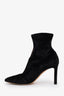 Jimmy Choo Black Velvet Sock Boots Size 37.5