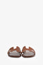 Hermès Gold Leather 'Oran' Sandals Size 39
