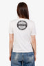 Louis Vuitton White Face Printed T-Shirt Size S