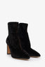 Jimmy Choo Black Velvet Sock Boots Size 37.5