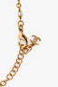 Pre-loved Chanel™ 2024 Gold Tone Resin and Strass CC Star Necklace