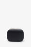 Pre-loved Chanel™ 2021 Black Quilted Lambskin Mini Vanity Case with Pearl Chain