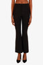 Veronica Beard Black High Waisted Flare Leg Trousers Size 00