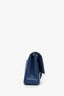 Pre-loved Chanel™ 2017 Blue Quilted Lambskin Classic Medium Double Flap Bag