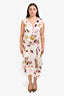 Marni Multicolour Floral Print Maxi Dress Size 44
