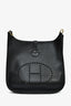 Hermès 1995 Black Leather Evelyne GM Bag