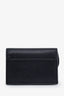 Christian Dior 2021 Black Leather Saddle Wallet