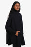 Loro Piana Navy The Gift Of Kings® Wool Salzburg Cape With Belt