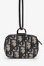 Christian Dior 2021 Navy Oblique Jacquard Nano D-Touch Pouch Crossbody