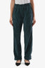 Pantalon cargo en velours vert Brunello Cucinelli taille 36