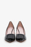 Roger Vivier Black Patent Leather 'In The City' Heels Size 37
