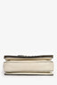 Christian Dior White Grained Leather Logo 'Revolution' Crossbody Bag