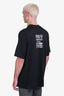 Balenciaga Black Cotton Care Label T-Shirt Size S Men's