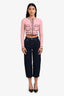 Carven Dark Blue Barrel Leg Jeans Size 34