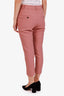 Brunello Cucinelli Pink Virgin Wool Straight Leg Pants Size 4