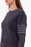Thom Browne Grey 4-Bar Stripe Knit Sweater Estimated Size XXS
