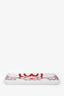 Hermès Red/White 'Balcon Du Guadalquivir' Small Tray