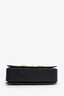 Versace Black Calfskin Medallion Tribute Shoulder Bag