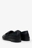 Pre-loved Chanel™ Black Leather Quilted Turnlock Logo Loafers Size 36.5