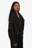 Gary Graham Brown/Grey Knit Button-Up Cardigan Size S
