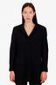 Pre-loved Chanel™ 97A Black Wool CC Button Single Breasted Jacket Size 40