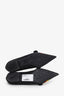 Christian Dior Black Striped Charm Ballet Flats Size 35