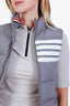 Thom Browne Grey 4-bar Matte Nylon Down Vest Size 10 Kids