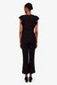 A.L.C Black 'Wilder' Wrap Jumpsuit Size 2