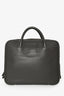 Hermès Grey Leather Steve Meeting 35 Messenger Bag