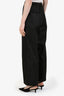 Prada 2022 Black Re-Nylon Logo Wide Legged Pants Size 38