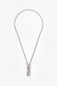 Hermès Silver Tone Kelly Cadenas Necklace