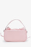 Acne Studios Pink Leather Multipocket Micro Bag with Strap