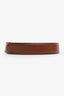 Cartier Vintage Brown Leather Santos Must de Square Belt Size 130