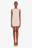 Gucci Light Beige Crepe Sleeveless Mini Dress Size 38