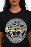 Versace Black Cotton Medusa Logo T-Shirt Size 40