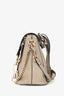 Chloe Beige Leather Suede Mini Faye Backpack