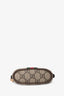 Gucci Brown/Beige GG Supreme Dome Key Pouch