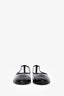 Pre-Loved Chanel™ Black/Clear PVC Interlocking CC Ballet Flat Size 38.5