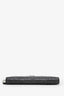 Pre-loved Chanel™ 2019 Grey Iridescent Leather Camellia Zip Wallet