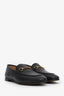 Gucci Black Leather Horsebit 'Jordaan' Loafers Size 38.5