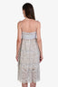 Zimmermann Blue Stripe 'Meridian' Eyelet Midi Dress Size 2